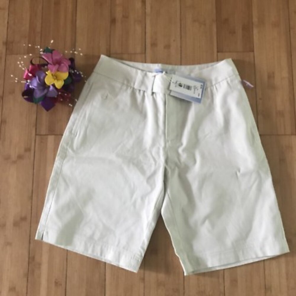 Guy Harvey Women's Athletic Shorts in Cream 10